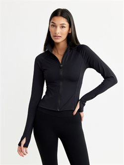 Drop of Mindfulness sort butter soft lynlås cardigan